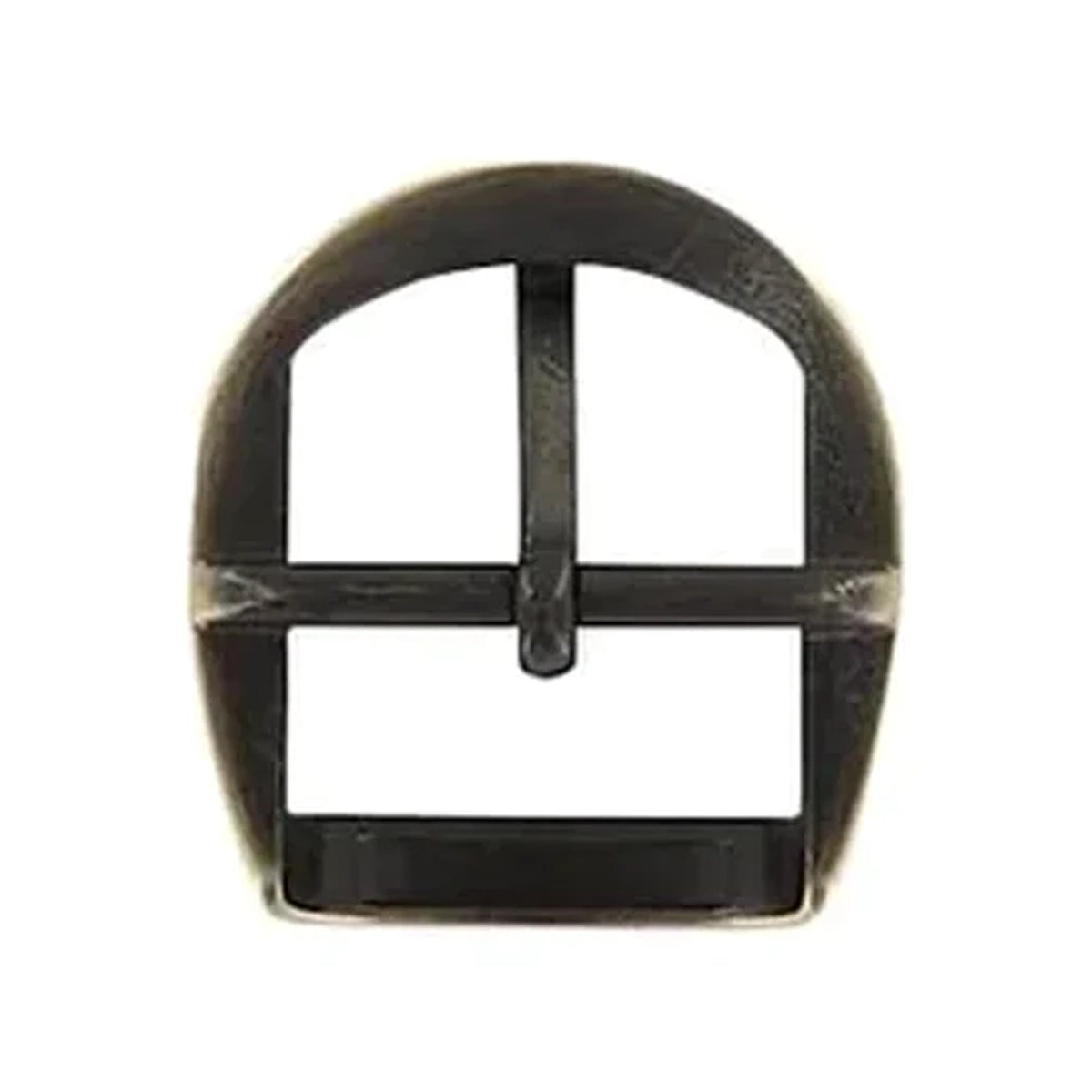 1" Antique Brass, D Shaped Center Bar Buckle, Zinc Alloy