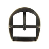 1" Antique Brass, D Shaped Center Bar Buckle, Zinc Alloy