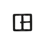 1" Black, Sam Browne Center Bar Buckle, Solid Brass