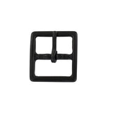 1" Black, Sam Browne Center Bar Buckle, Solid Brass