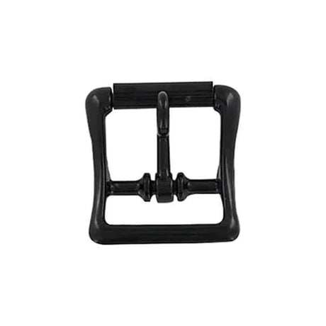 1" Black, Locking Tongue Center Bar Roller Buckle, Zinc Alloy