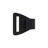 1" Black, Tie Down Strap Hook, Plastic