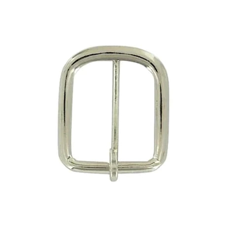 1" Nickel, Rounded Heel Bar Buckle, Steel