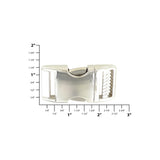 1" Nickel, Single Adjustable Side Squeeze, Aluminum