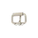 1" Nickel, Heel Bar Buckle, Steel from the back