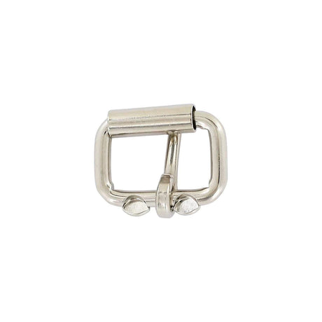 1" Nickel, Heel Bar Buckle, Steel from the back