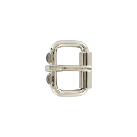 1" Nickel, Heel Bar Buckle, Steel