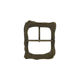 2 1/4" Antique Brass, Artisan Center Bar Buckle, Zinc Alloy