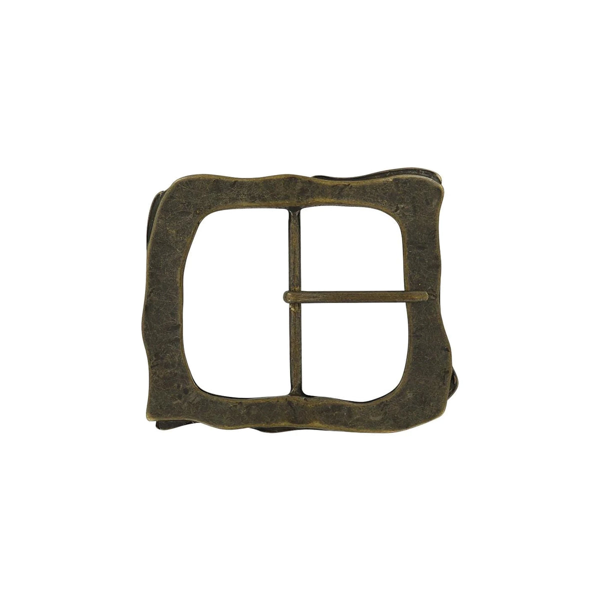 2 1/4" Antique Brass, Artisan Center Bar Buckle, Zinc Alloy