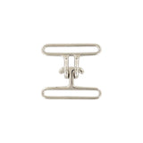 2" Nickel, Cinch Lock Webbing Buckle, Steel