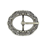 3/4" Antique Nickel, Artisan Center Bar Buckle, Zinc Alloy