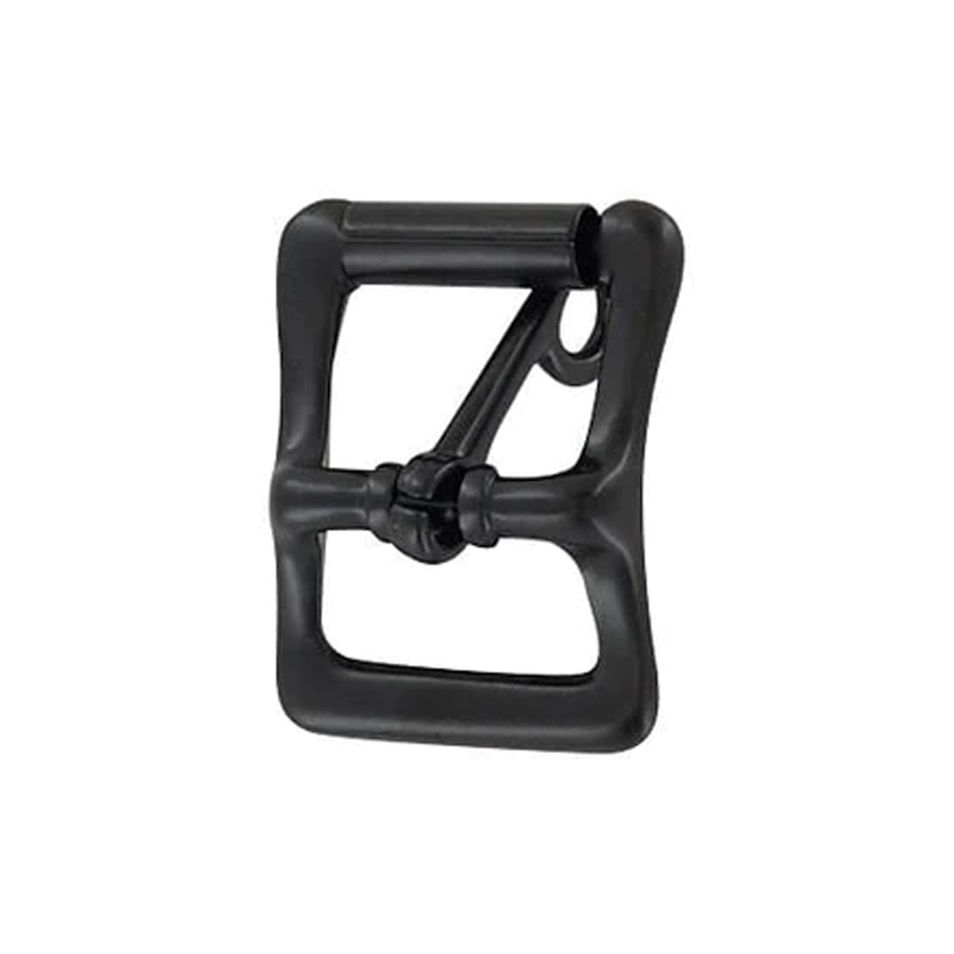 3/4" Black, 29x39mm Locking Tongue Roller Buckle, Zinc Alloy