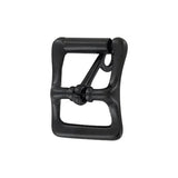 3/4" Black, 29x39mm Locking Tongue Roller Buckle, Zinc Alloy