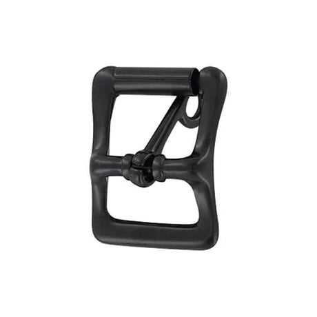 3/4" Black, 29x39mm Locking Tongue Roller Buckle, Zinc Alloy