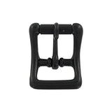 3/4" Black, 29x39mm Locking Tongue Roller Buckle, Zinc Alloy