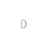 3/4" Nickel, Belt Keeper, Zinc Alloy