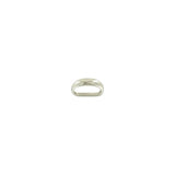 3/4" Nickel, Belt Keeper, Zinc Alloy