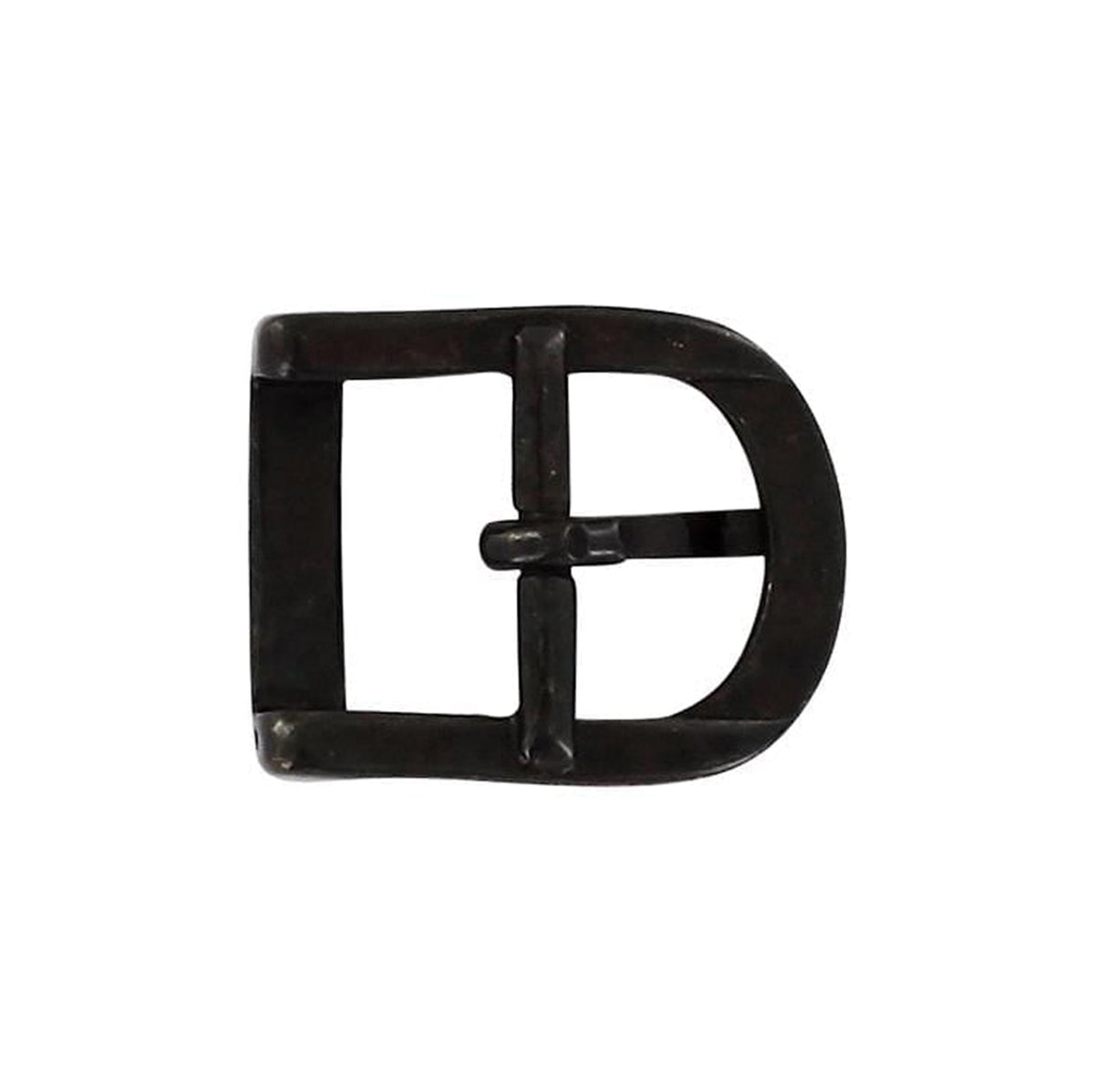 5/8" Antique Brass, D Shaped Center Bar Buckle, Steel