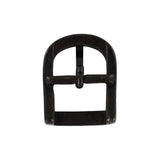 5/8" Antique Brass, D Shaped Center Bar Buckle, Steel