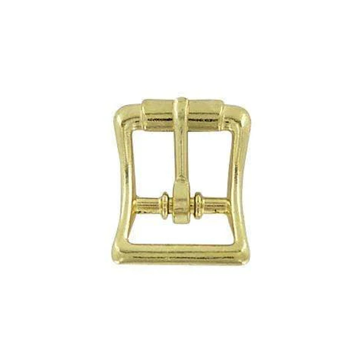 5/8" Brass, Imitation Roller Center Bar Buckle, Zinc Alloy