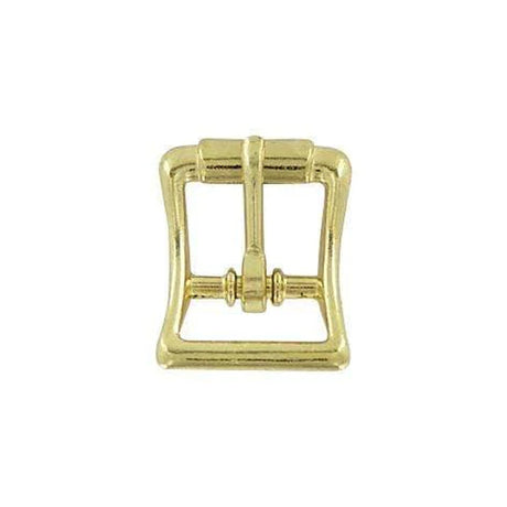 5/8" Brass, Imitation Roller Center Bar Buckle, Zinc Alloy