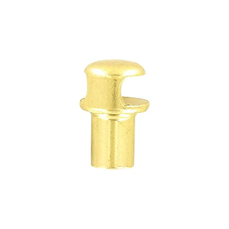 1/2" Brass, Boot Lace Eyelet Hook, Solid Brass