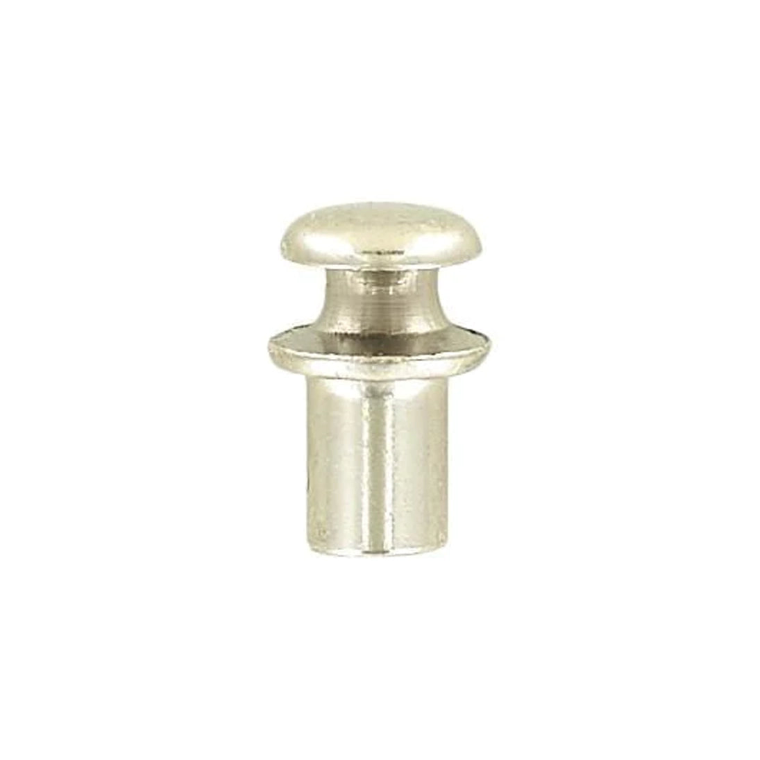 1/2" Nickel, Boot Lace Eyelet Hook, Solid Brass