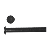 1 3/4" Black, Tubular Rivet, Steel - 12pk