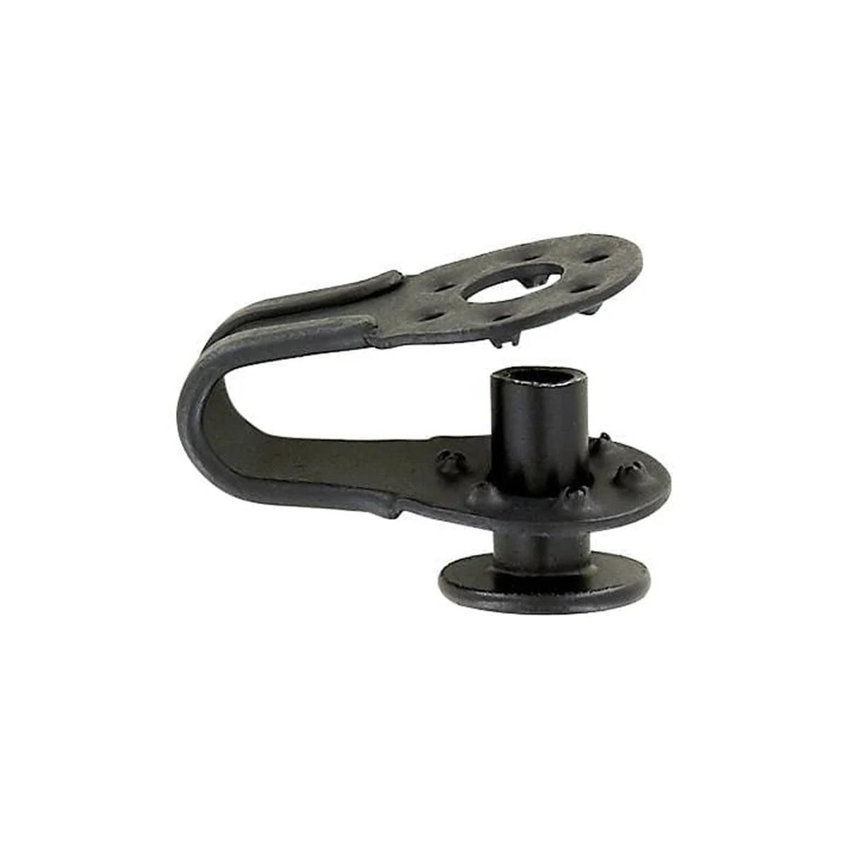 1/4" Black, Boot Hook with Rivet, Steel