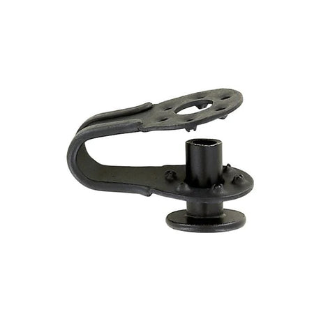 1/4" Black, Boot Hook with Rivet, Steel