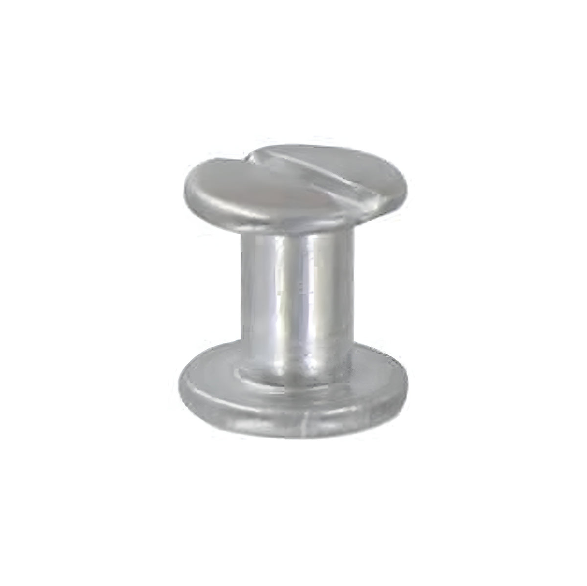 1/4" Nickel, Screw Post, Aluminum-PK10