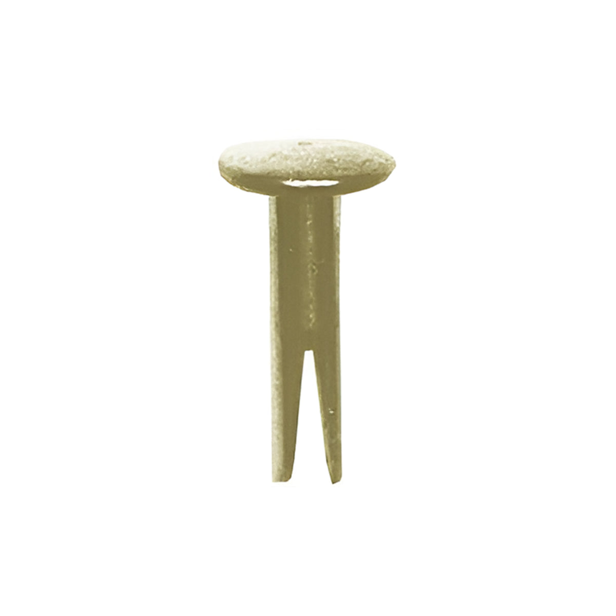 10/16" Brass, Split Rivet, Steel - 12 pk