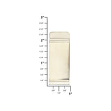 2 5/16" Nickel, Holster Clip, Steel