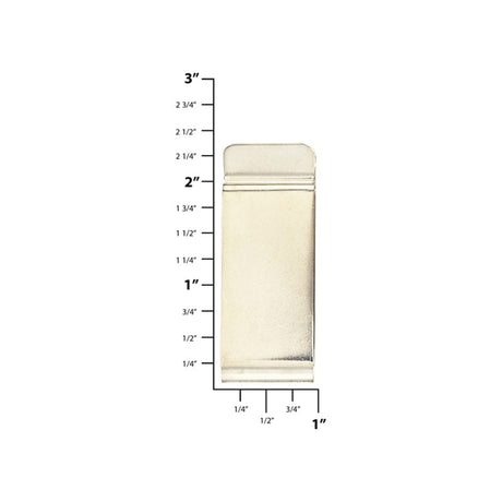 2 5/16" Nickel, Holster Clip, Steel