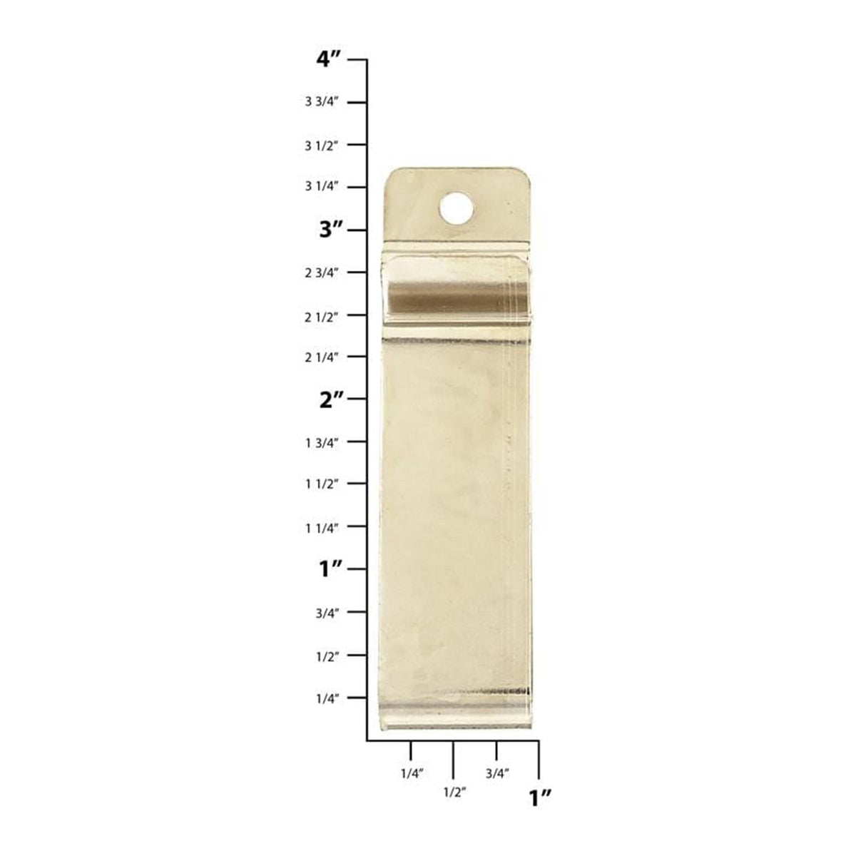 3 1/4" Nickel, Clip, Steel