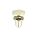 3/8" Nickel, Boot Lace Eyelet Hook, Steel