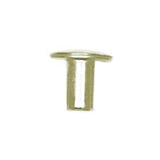 1/4" Brass, Tubular Rivet, Steel - 24 pk