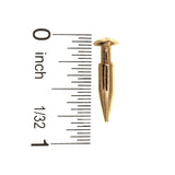 4mm Brass, Snapper Rivet, Zinc Alloy