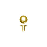 5/16" Brass, Force Fit Rivet Cap, Steel - 24 pk