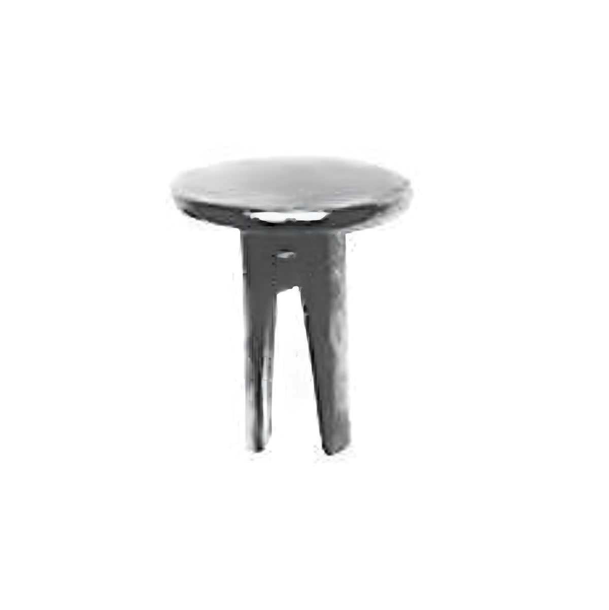 5/16" Nickel, 8mm Split Rivet, Steel, 24-pack