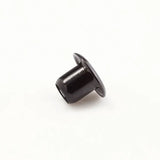 3.9mm Black, Eyelet, Solid Brass - 12 pk