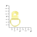5/8" Brass, Lg Speed Lace, Steel