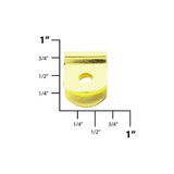 5/8" Brass, Speed Lace Clip Only, Steel