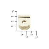 5/8" Nickel, Speed Lace Clip Only, Steel