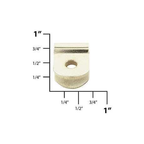 5/8" Nickel, Speed Lace Clip Only, Steel