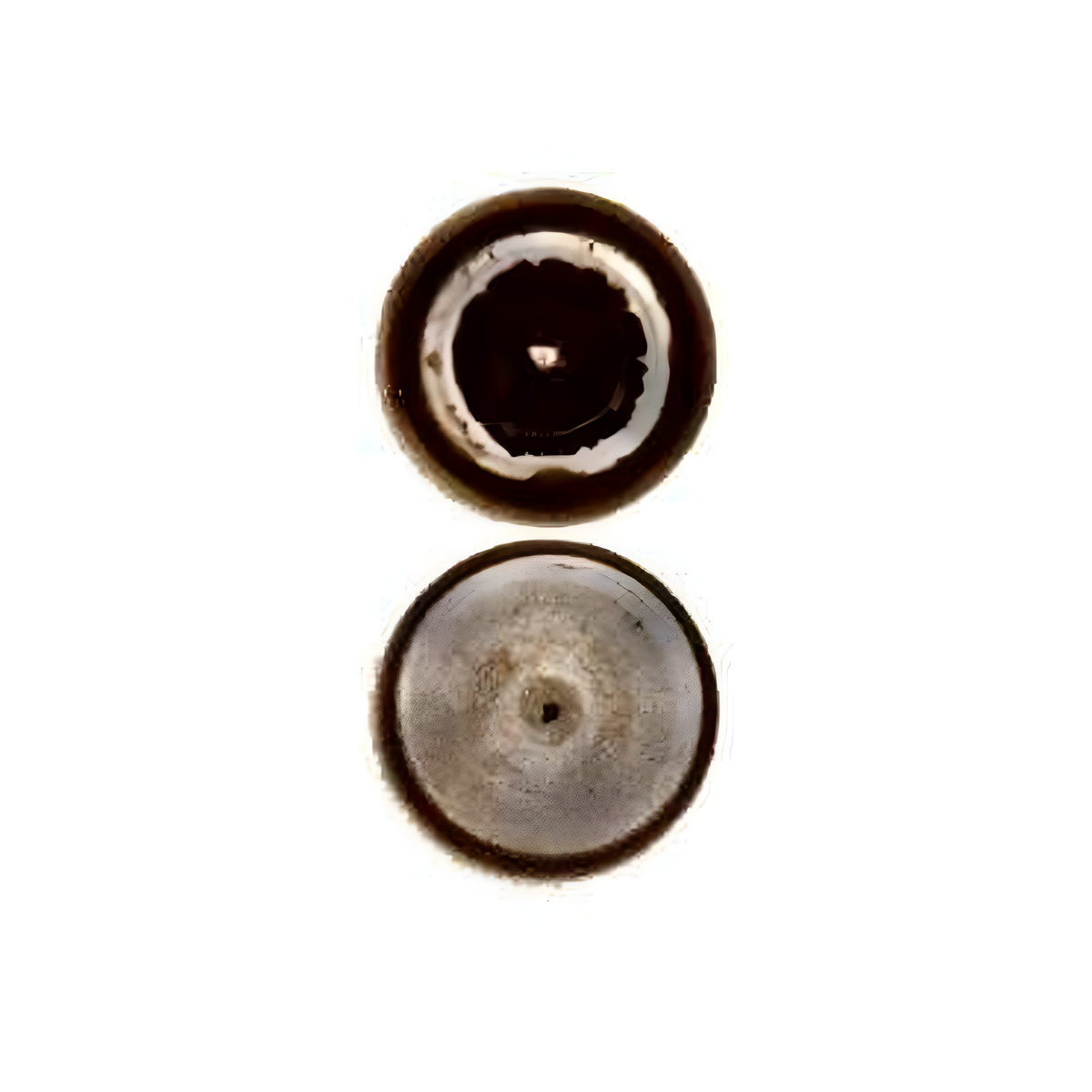 7/16" Antique Brass, Rivet Cap, Steel - 24 pk