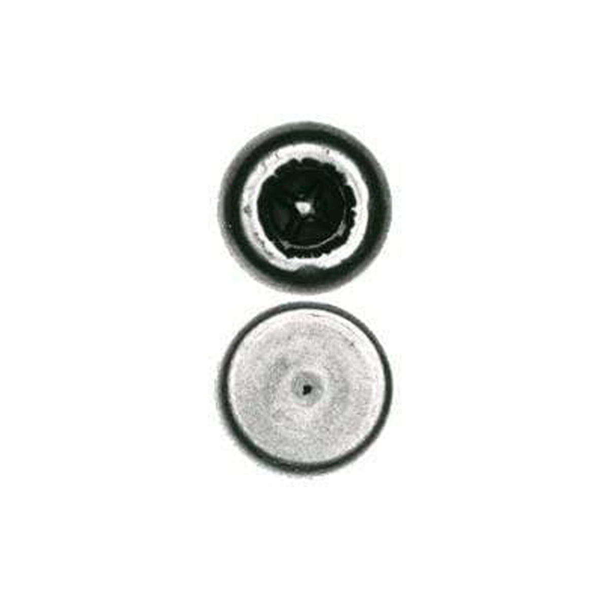 7/16" Gunmetal, Rivet Cap, Steel - 24 pk