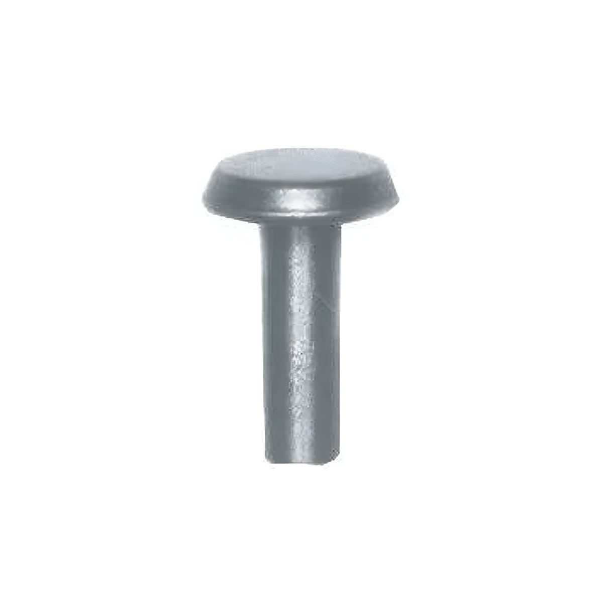 8/16" Nickel, 6/16" Head Diameter Tubular Rivet, Steel, 24-pack