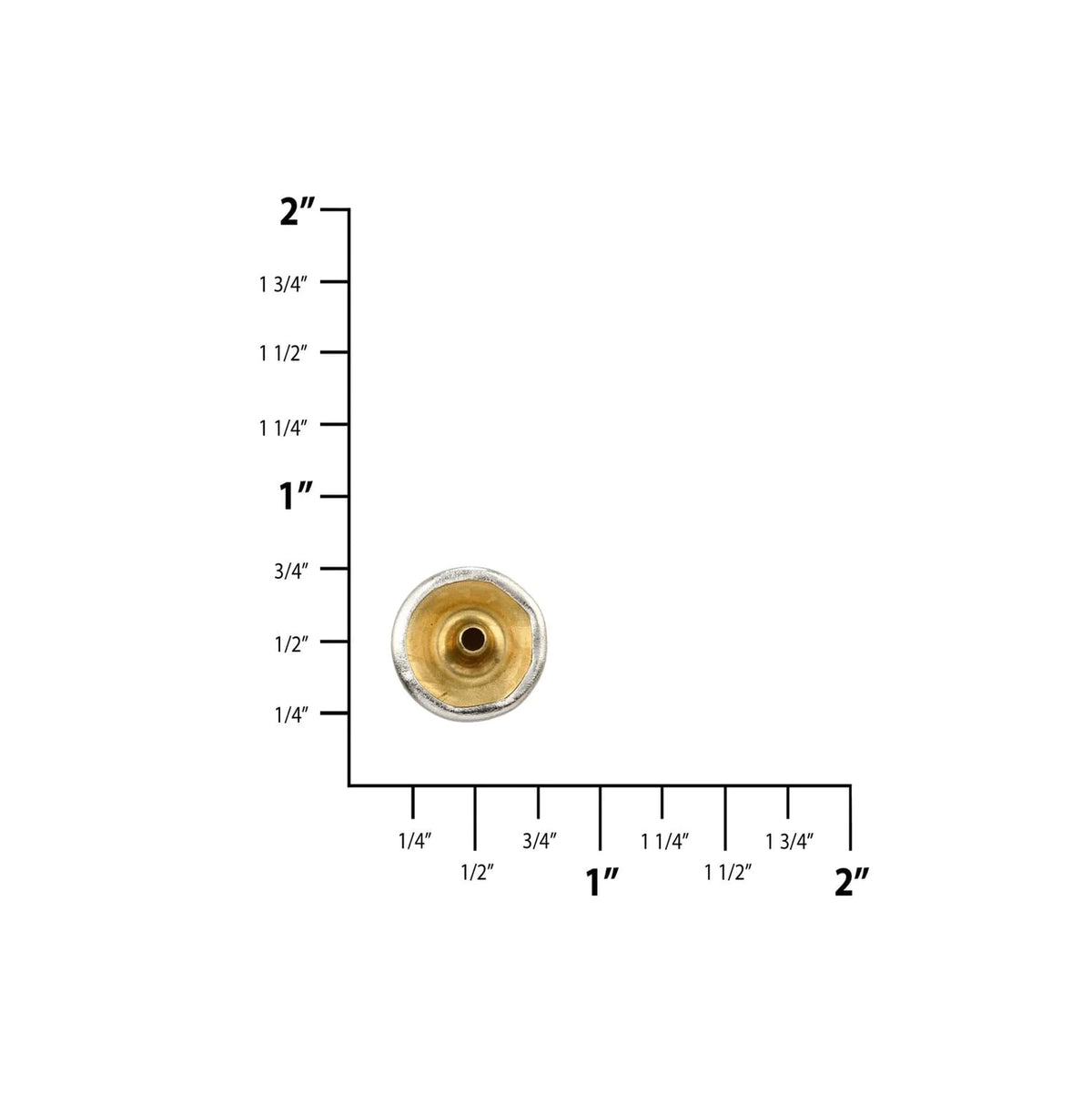 DOT® Baby Durable™ Line 20 Nickel Cap, Solid Brass
