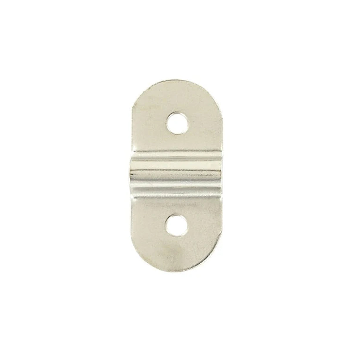 1 1/4" Nickel, D-Ring Mounting Bracket Standard Profile, Steel